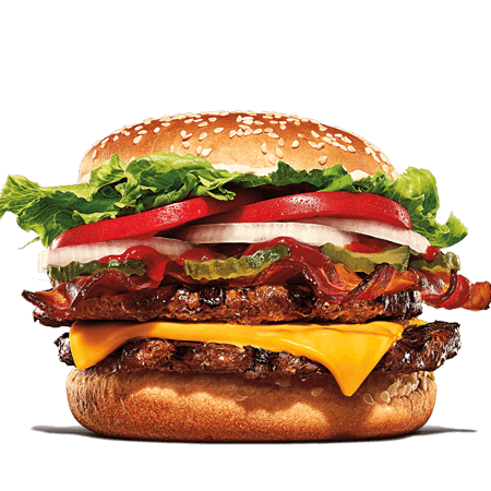 Double WHOPPER® se sýrem a slaninou Menu