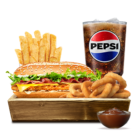 Long Chicken™ se sýrem a slaninou