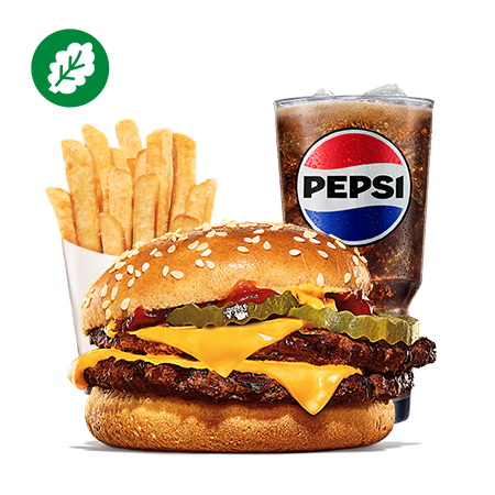 Plant Based Double Cheeseburger