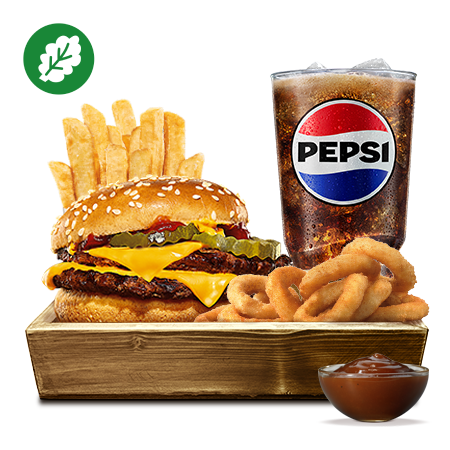 Plant Based Double Cheeseburger