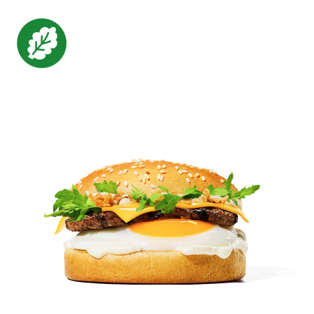 Breakfast Burger Plant Based Menu